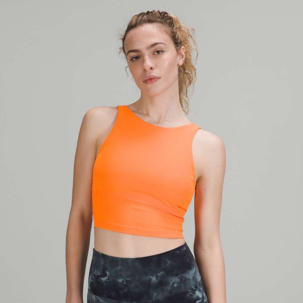 Lululemon Align High-Neck Tank Top Orange Soda Size 4 - Picture 5 of 6